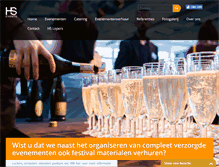 Tablet Screenshot of hs-events.nl